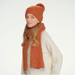 C.C Chain Link Knitted Pom Beanie NWT